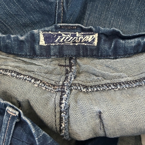 Hudson Distressed Denim Shorts - Picture 5 of 7